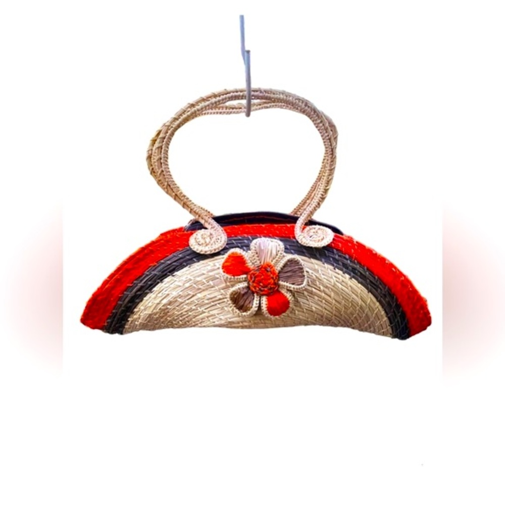 Handmade Straw Palm Mini Bag  | Multi Color | Made by hand in Mexico